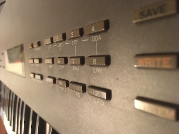 Close-up photo of the Kawai K5