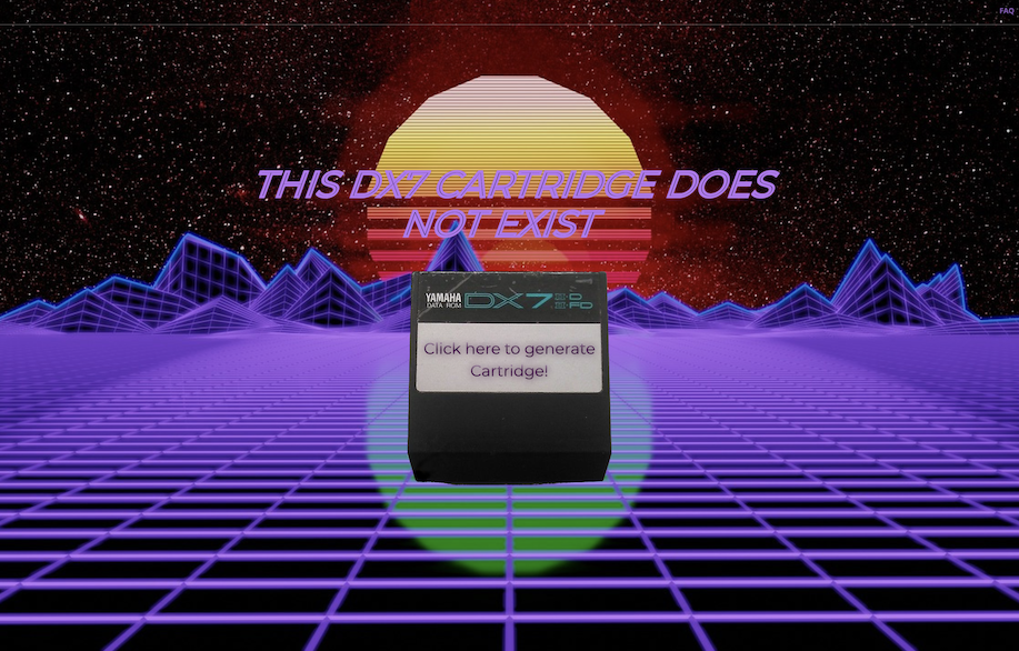 This DX7 Cartridge Does Not Exist web page